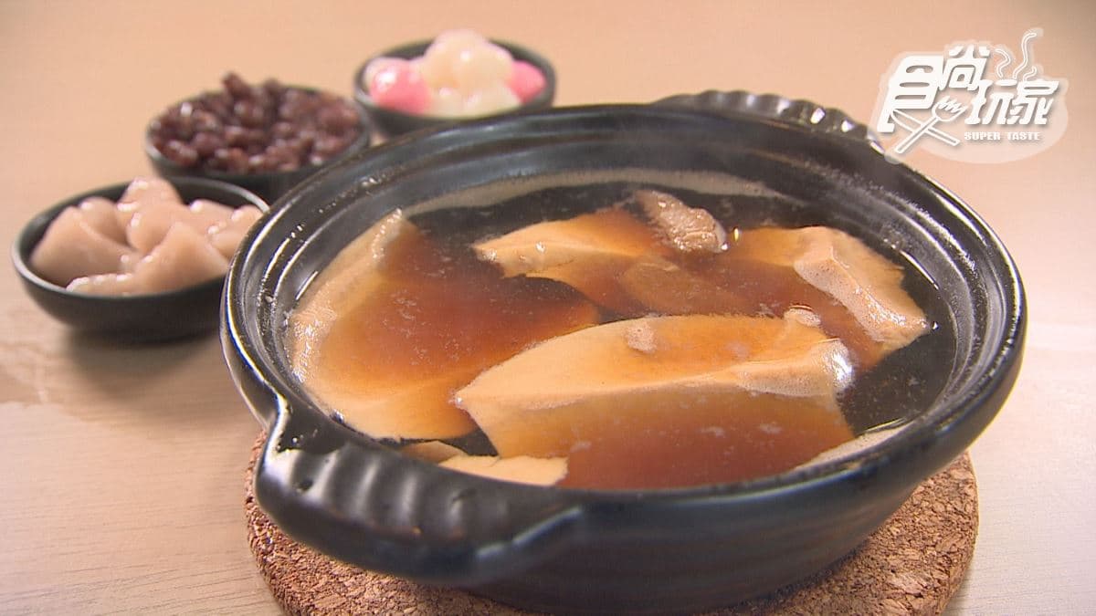 「薑汁燒豆花」薑味濃郁，整體甜度不會太高。
