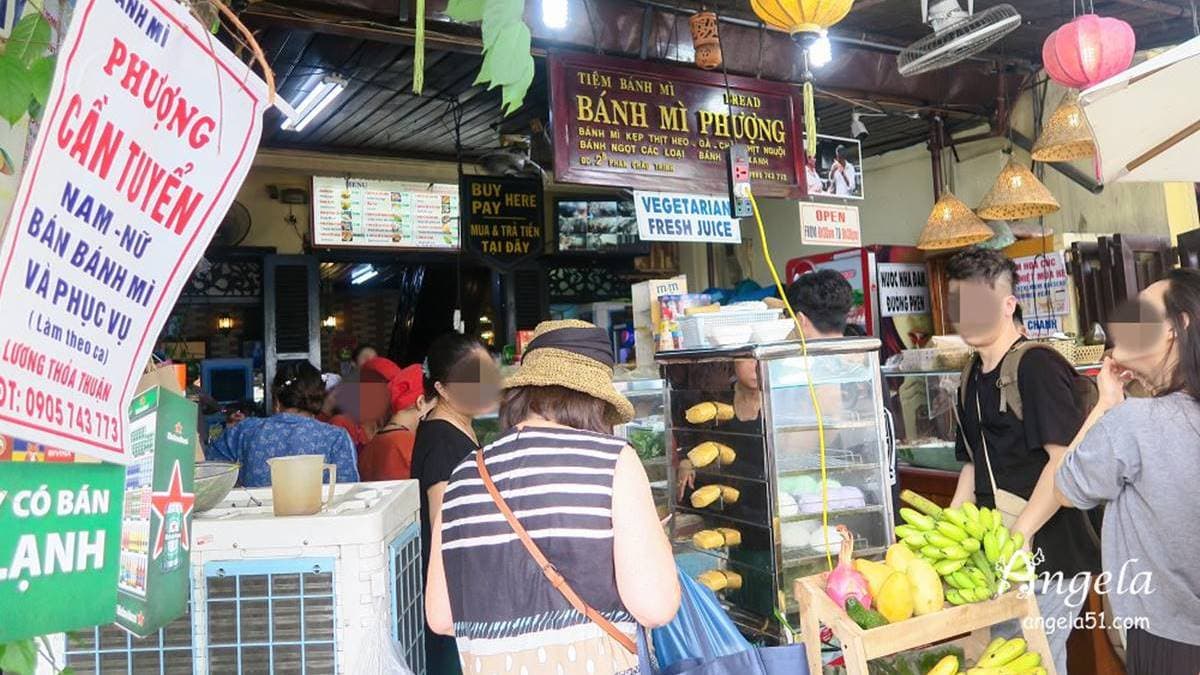 「Banh Mi Phuong」距離會安古城很近。（圖片來源：遇見天使Angela）