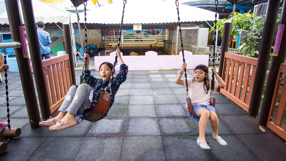 餐廳外有多項親子遊樂器材。（圖片來源：史努比遊樂園）