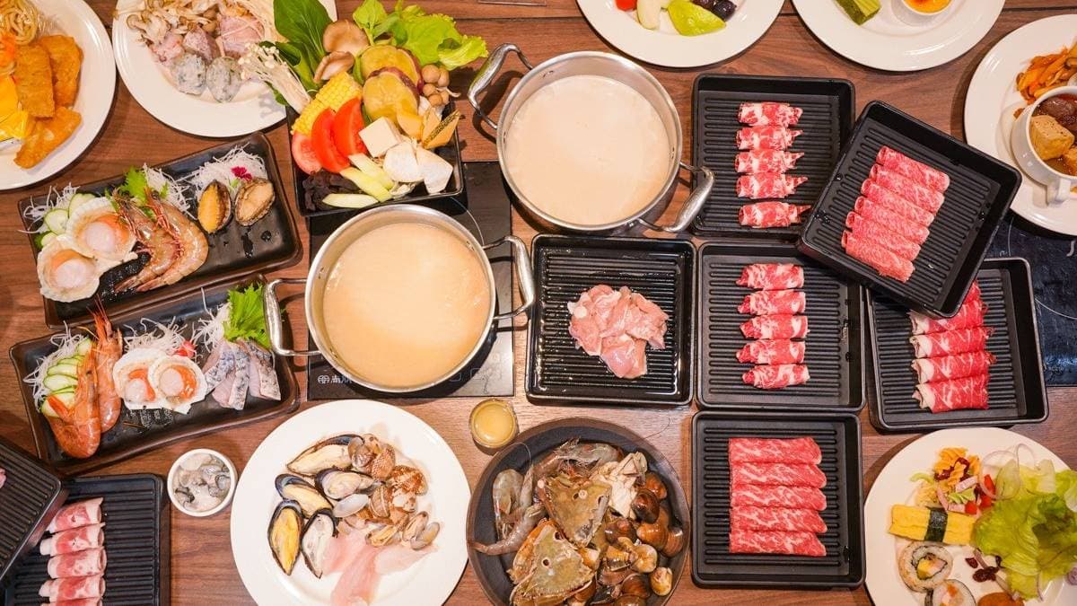 「木櫃工廠創意鍋物」是藏在星級飯店裡的隱藏版火鍋吃到飽。（圖片提供：美食好芃友）