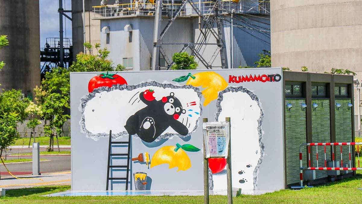 整個熊本熊公園總共有84隻熊本部長。（圖片來源：加小菲愛碎碎念）