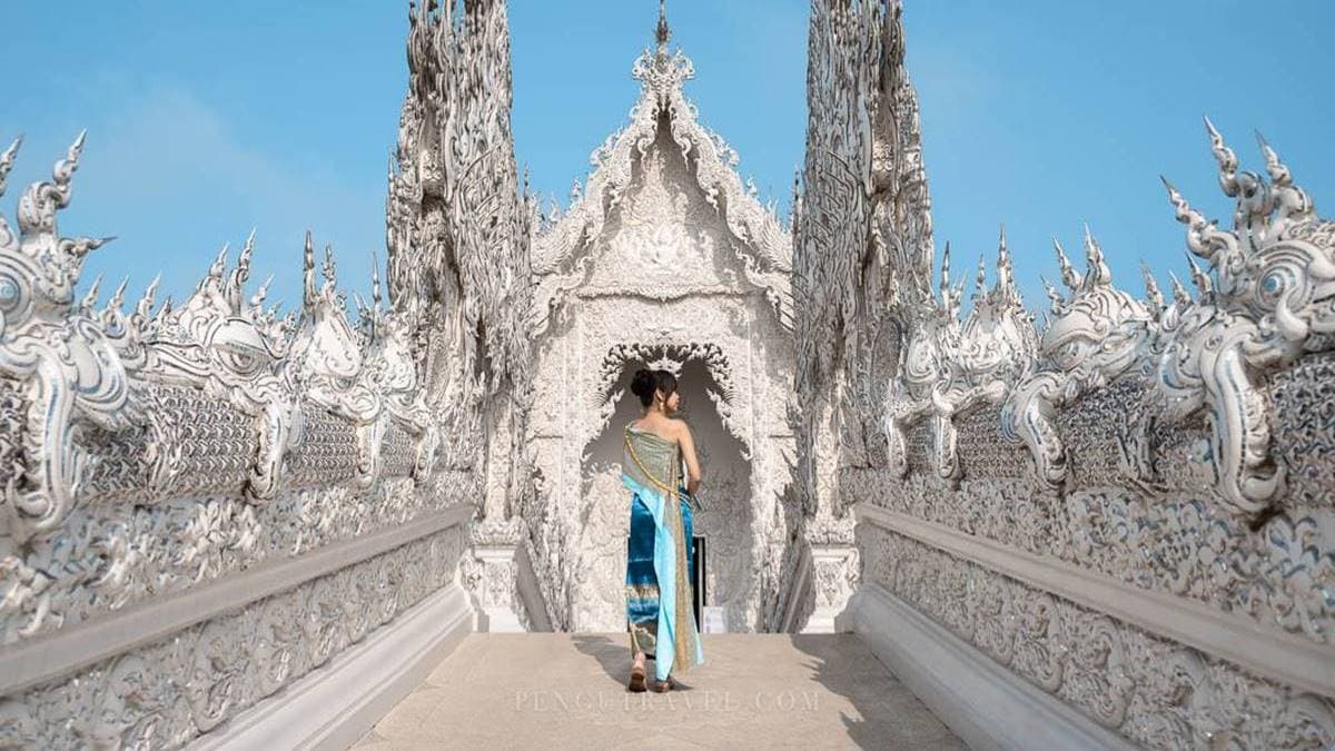 穿上泰服前來拍照，是最棒的體驗。（圖片來源：Pengu Travel）