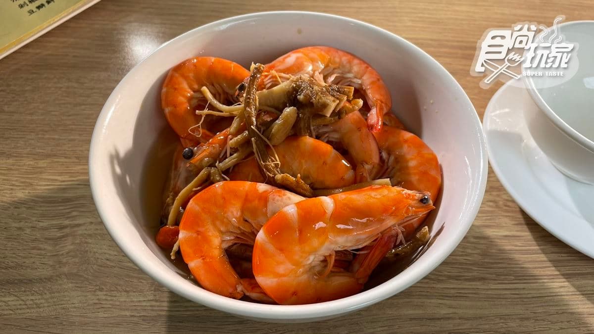 蝦子個頭不小，很扎實。