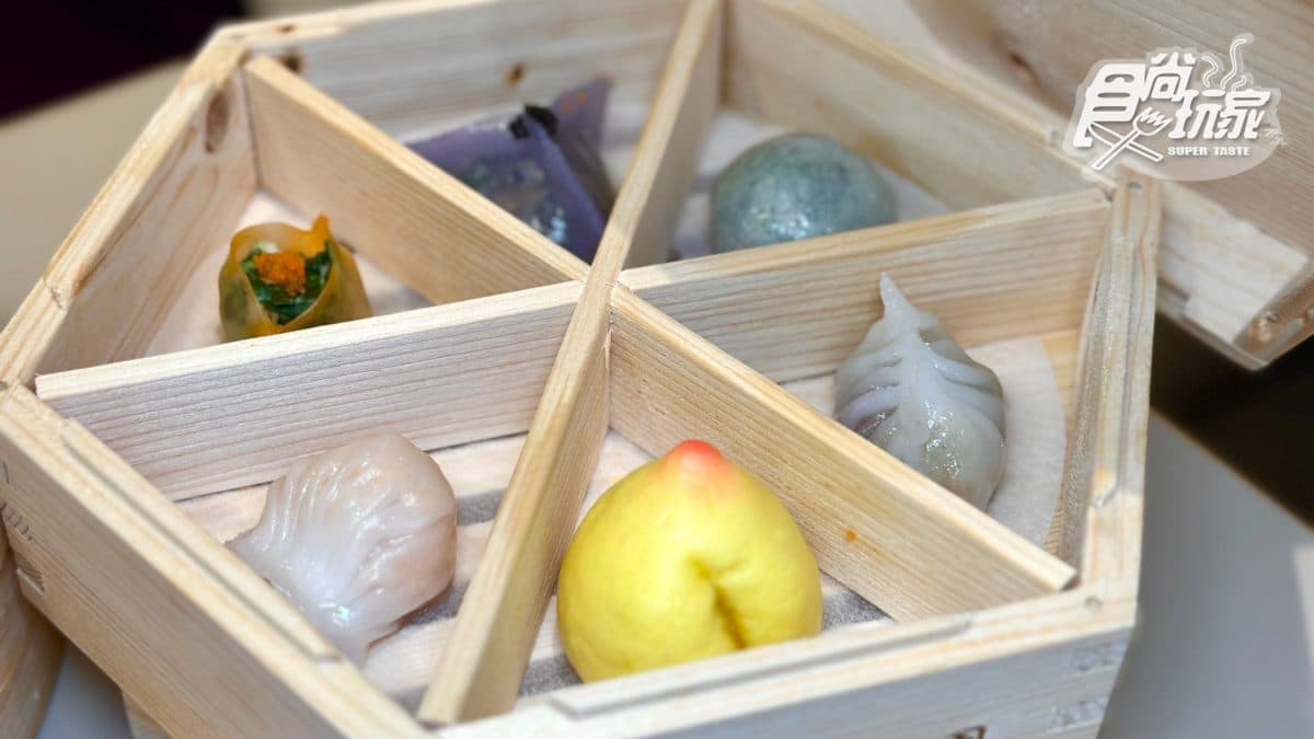 「一籠大滿足」（288元）能嘗到６種蒸點。