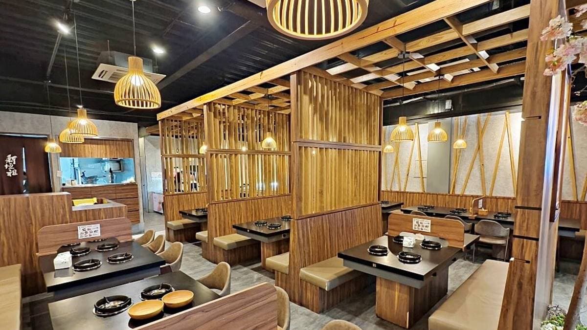 店內裝潢是日系風格，典雅大方。（圖片來源：DARREN蘋果樹旅遊玩樂誌）