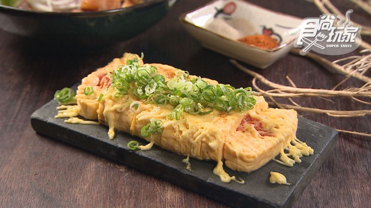 「明太子玉子燒」帶有微辣的口感。