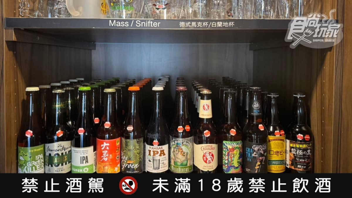 不同酒款也有專屬的杯型。【禁止酒駕，未成年禁止飲酒】