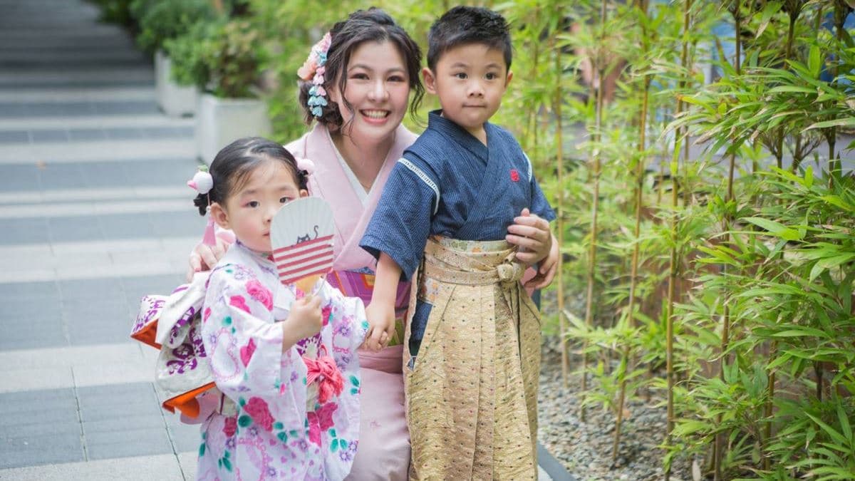 也有木屐、小道具，讓整體造型更日系。（圖片來源：山玥雲和服體驗）