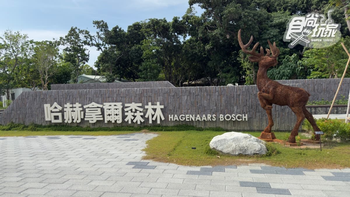森林公園的主要入口，就在知名美食「體育場樺哥土產牛肉湯」對面。