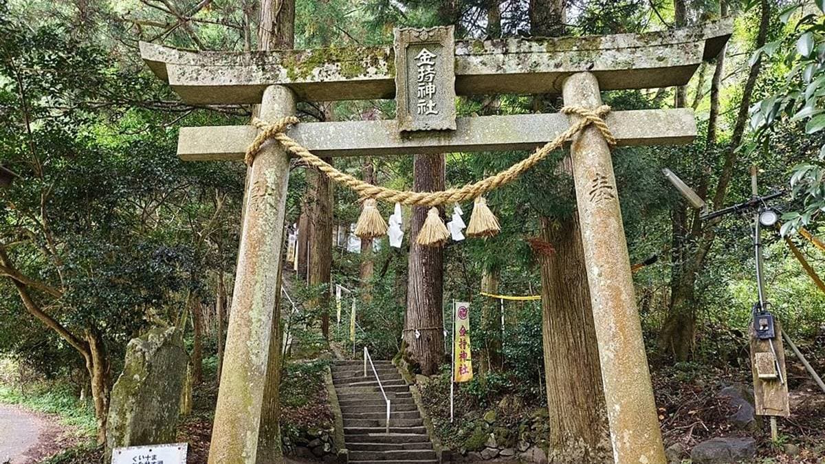 神社入口則有大型鳥居。（圖片來源：小企鵝生活趣）