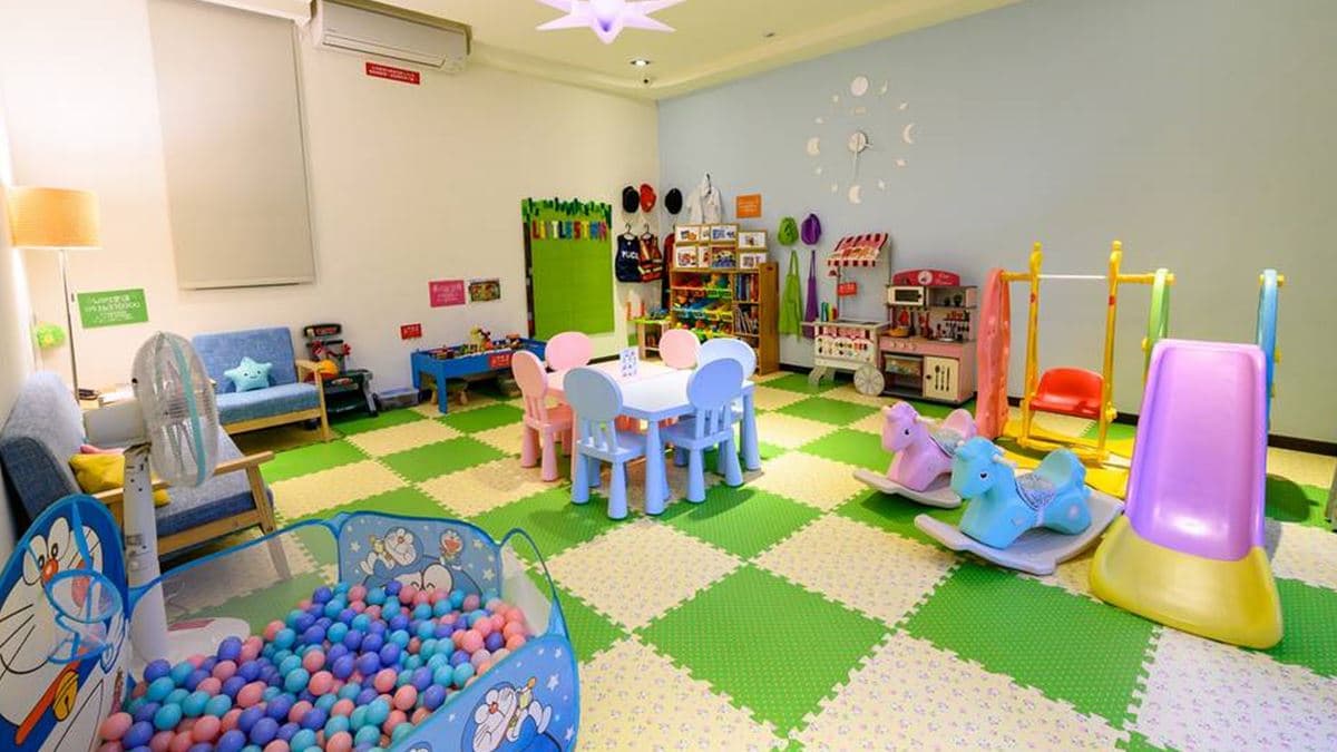 一館與二館都分別有公共的兒童遊戲空間。（圖片來源：sya的旅遊部落格）