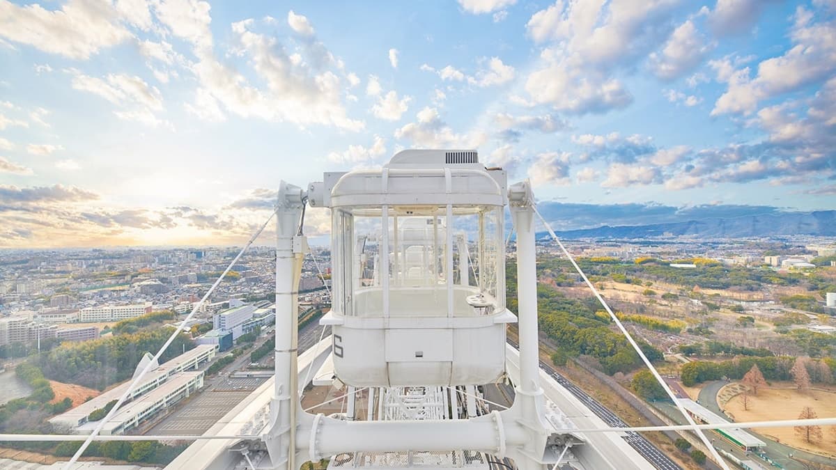 主架構使用最新抗震技術，坐起來相當平穩。（圖片來源：OSAKA WHEEL）