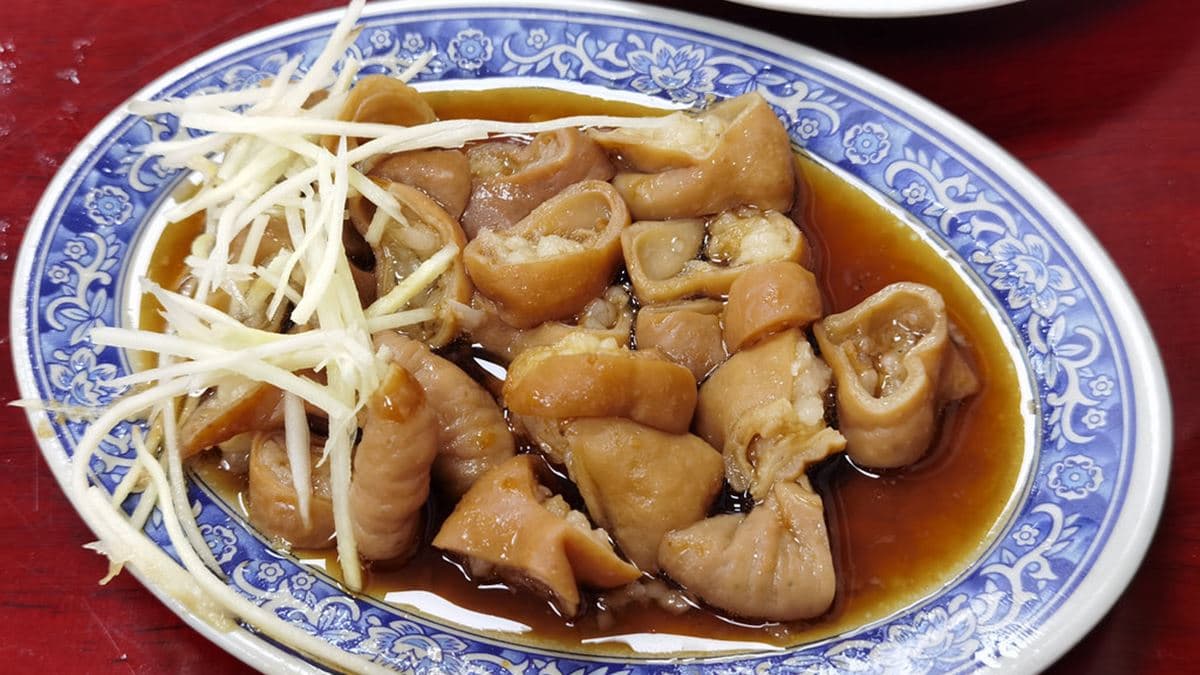大腸滷汁不會太死鹹。（圖片來源：DARREN蘋果樹旅遊玩樂誌）