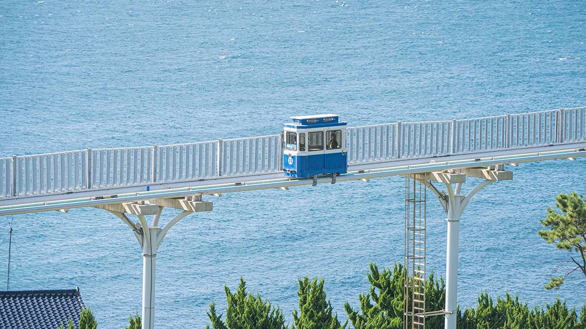 釜山最夯「膠囊列車」這裡就看得到！（圖片來源：焦糖熱一點）