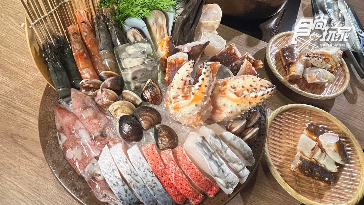 滿滿的海鮮非常澎派。
