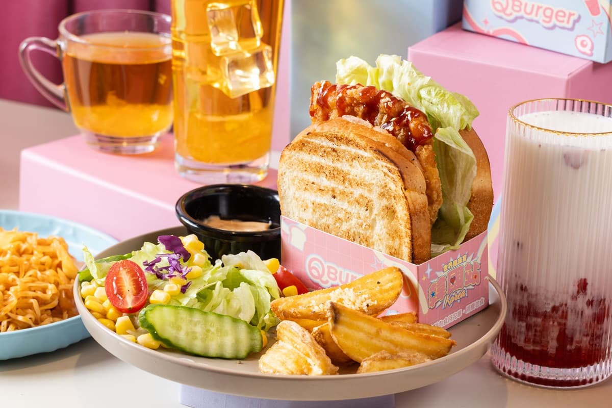 連6天「買一送一」快衝!Q Burger全新韓式6款,爆汁洋釀炸雞只要29元 連6天「買一送一」快衝!Q Burger全新韓式6款,爆汁洋釀炸雞只要29元