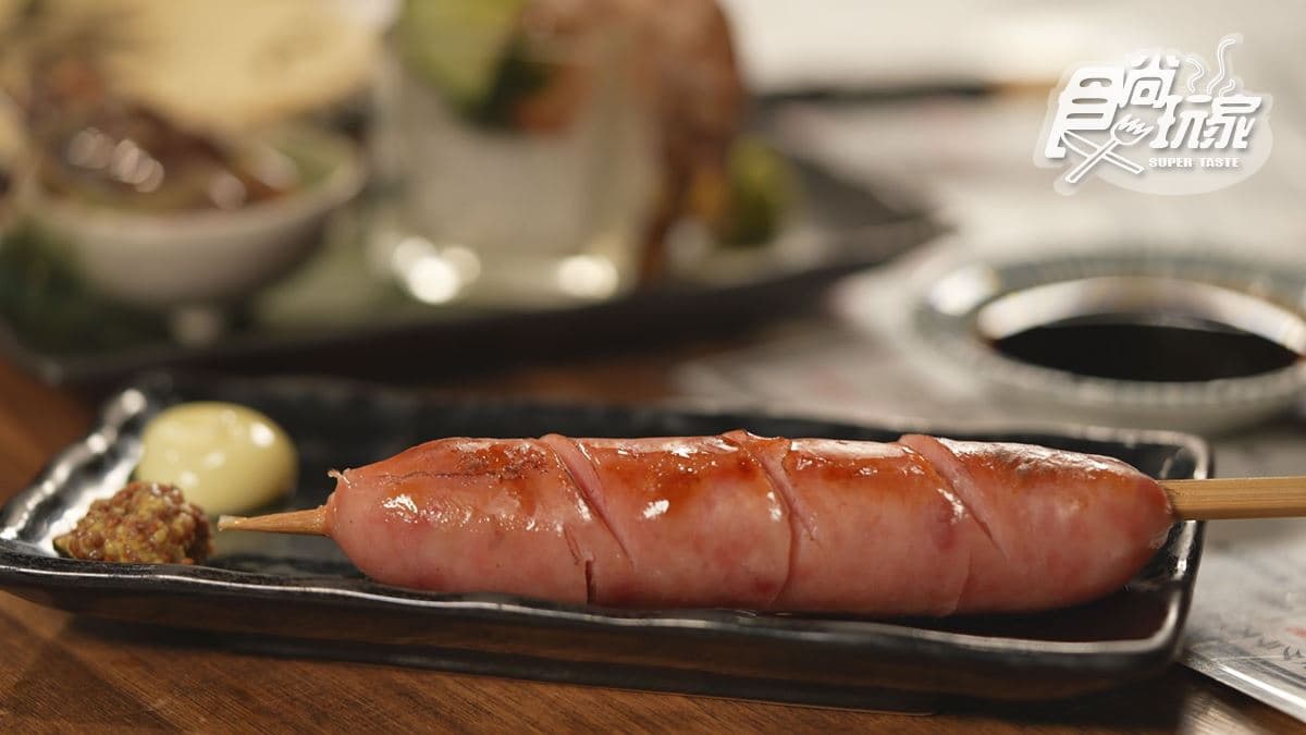 「烤香腸」能吃到肉的甜味，讓人忍不住一口接著一口。
