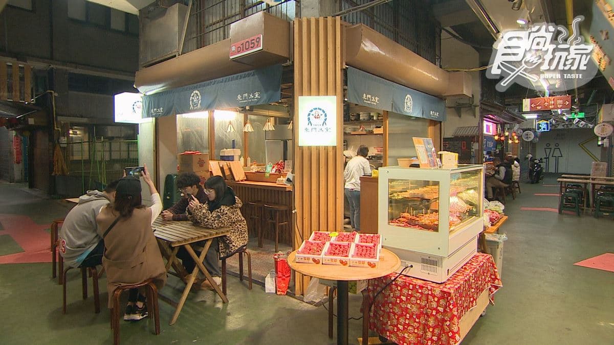 店家位於新竹東門市場內。