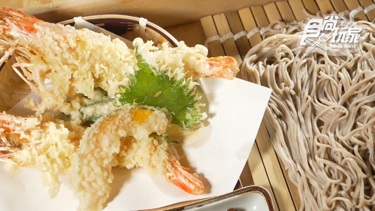 蕎麥麵的香氣十足，讓人忍不住一口接著一口。