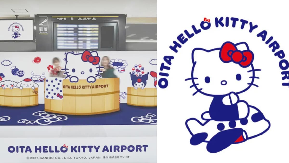 全球首座「Hello Kitty機場」誕生！「三麗鷗泡溫泉」打卡點曝光，再衝三麗鷗樂園（中獎公布）