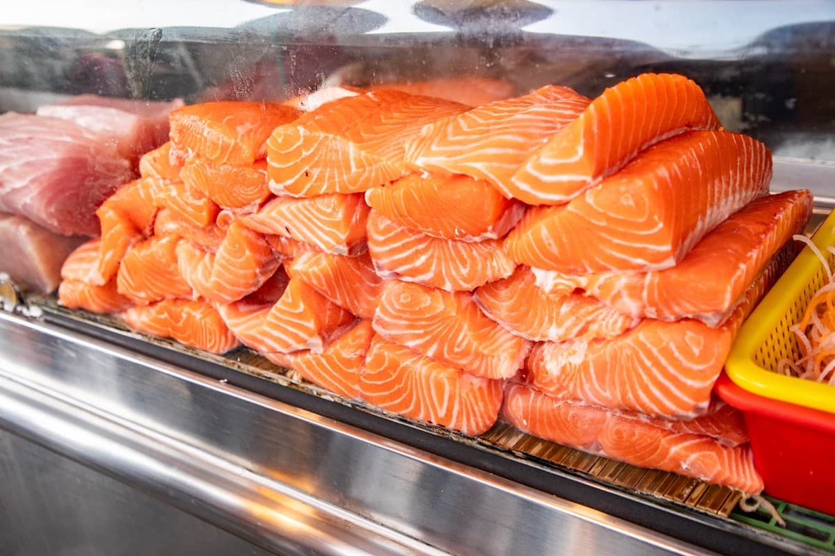 200元爽嗑整盒「厚切鮭魚」！中部人激推高CP值生魚片，還沒開門就排隊