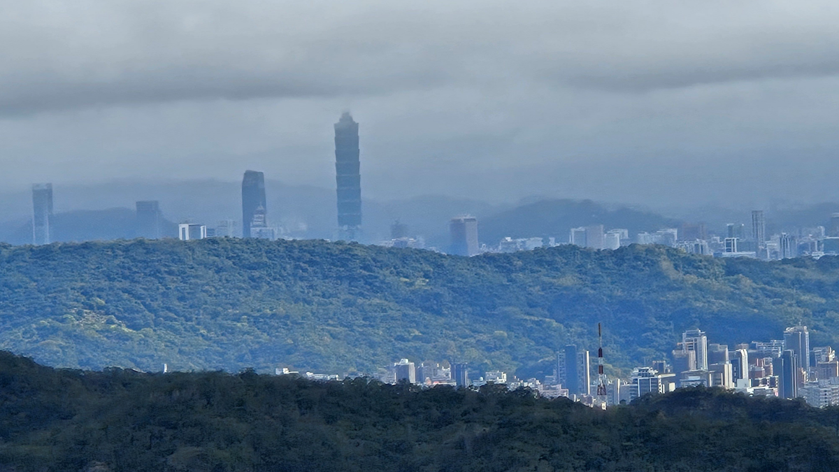 觀景台遠眺，可見台北101。（圖片來源：大地處）