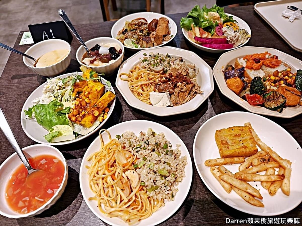 台北隱藏版「蔬食Buffet吃到飽」！最低359元、爽吃2.5小時，素食者的天堂