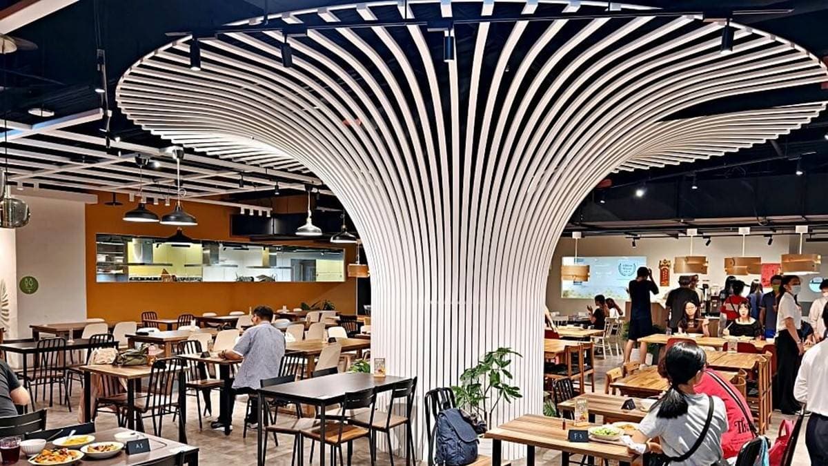 用餐空間明亮舒適，很有質感。（圖片來源：Darren蘋果樹旅遊玩樂誌）