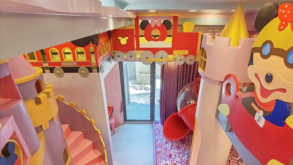 挑高的魔法城堡，大人、小孩都喜歡。（圖片來源：小不點看世界）