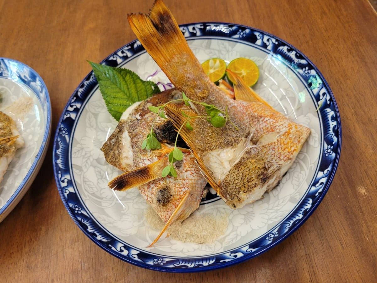 壽司定食，還有鮮蝦。（圖片來源：木野和風）