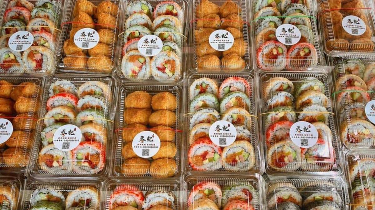 團體訂購當日現做壽司。（圖片來源：蓉記壽司）