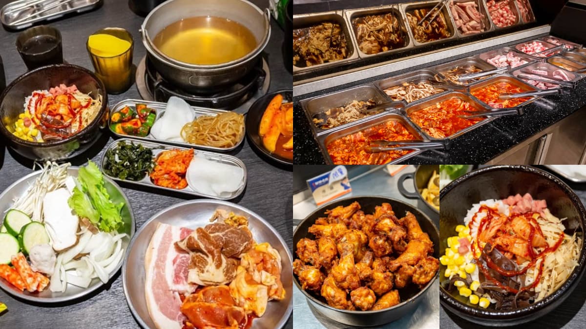 火烤兩吃389元起！高CP值「韓式烤肉吃到飽」，DIY石鍋拌飯、熟食、小菜無限夾