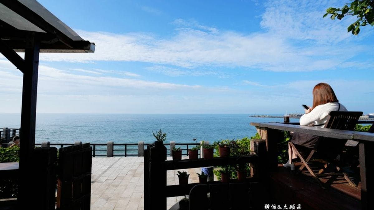 海景視野怎麼拍都美，讓人心情愉悅輕鬆。（圖片來源：靜怡&大顆呆の親子.旅遊.美食）