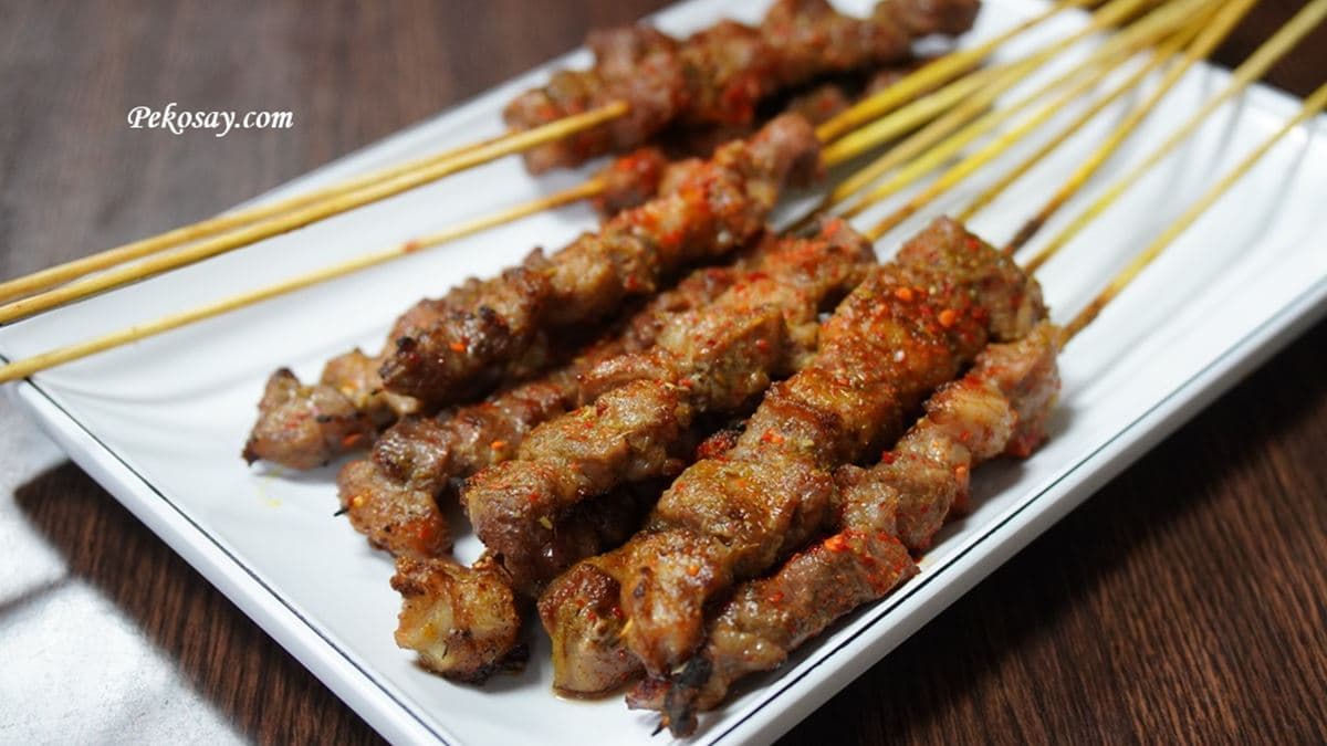 羊肉串的孜然味頗重，火侯得宜，口感不會太韌。（圖片來源：PEKO の Simple Life	）