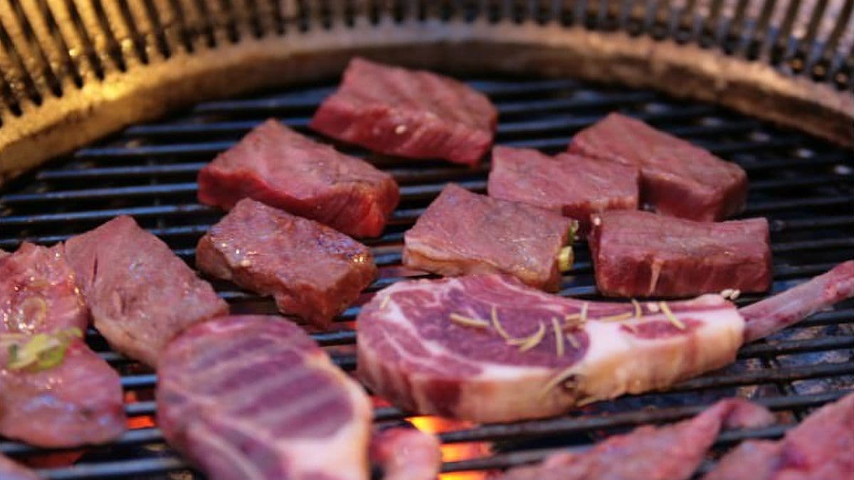 法式小羔羊是迷迭香口味，很不錯，肉質也很棒，羊味不高喔。（圖片來源：小不點看世界）