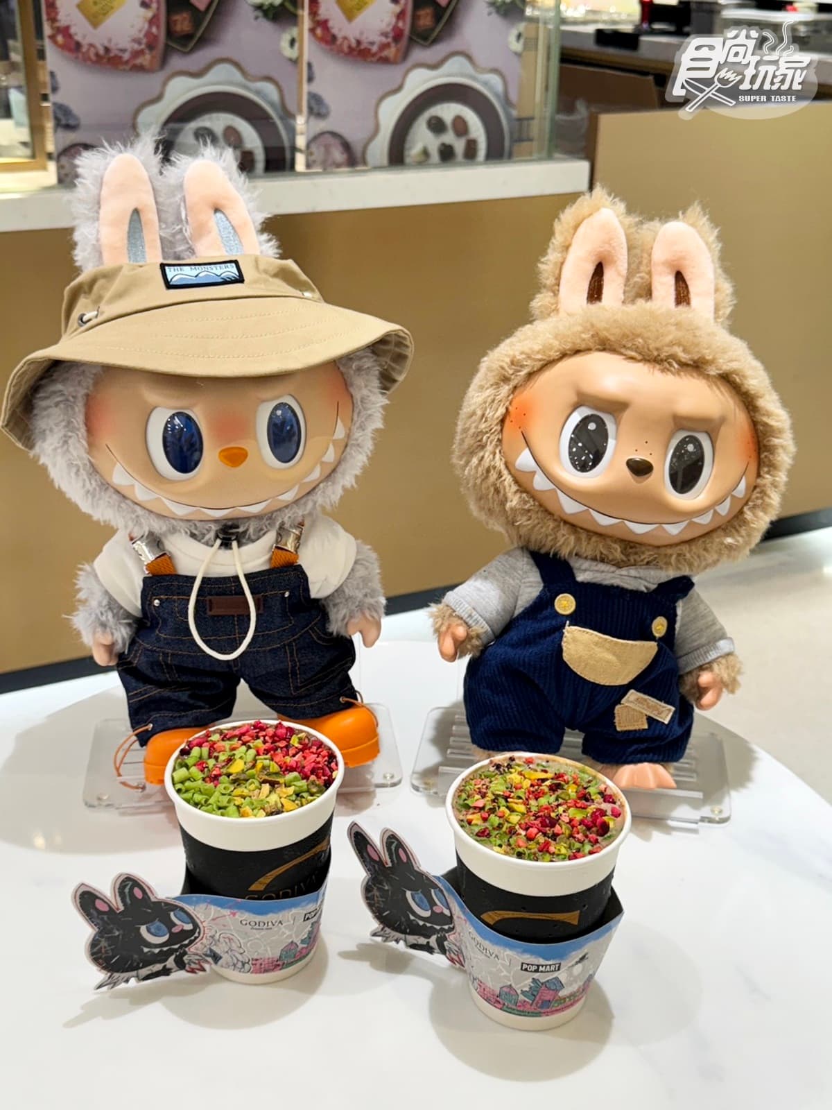 LABUBU霜淇淋開賣！「GODIVAｘLABUBU」奶昔、霜淇淋登場，超Q金湯匙免費送