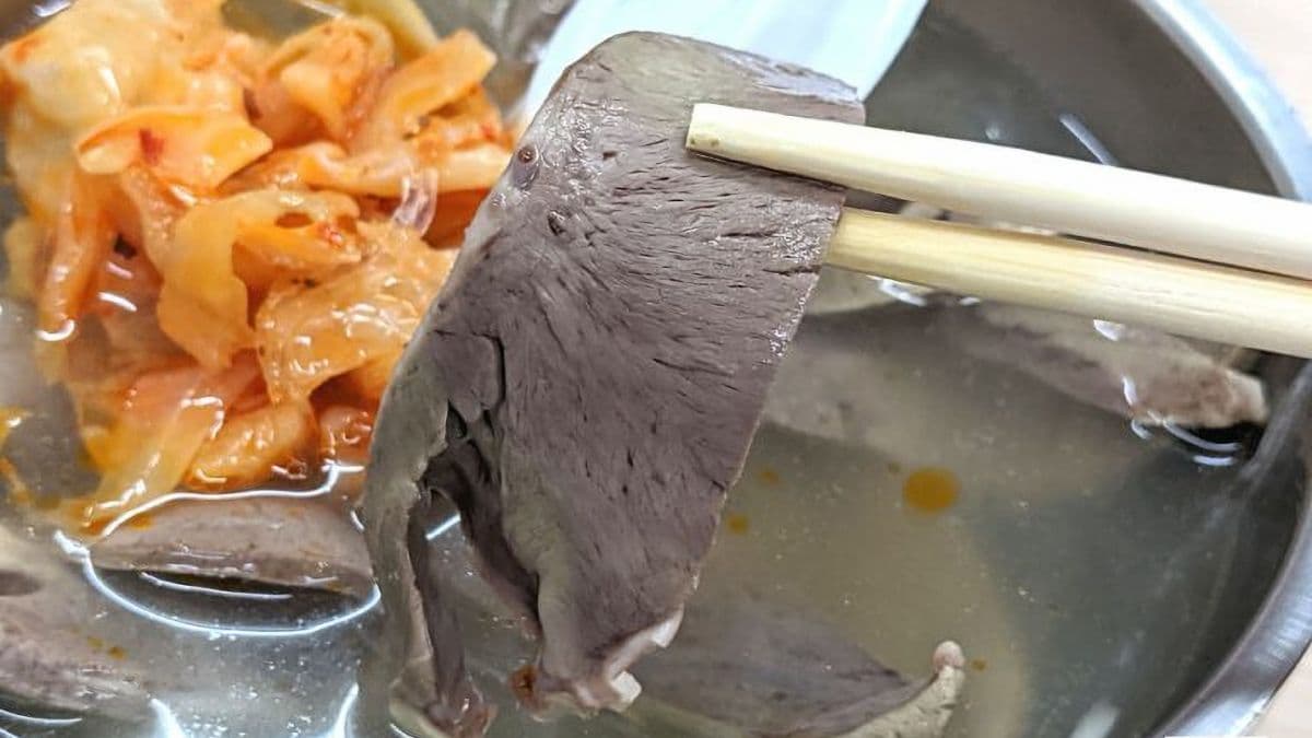 豬心處理的很好，厚薄適中軟嫩好吃，沒有甚麼豬腥味喔。（圖片來源：老皮嫩肉的流水帳生活）