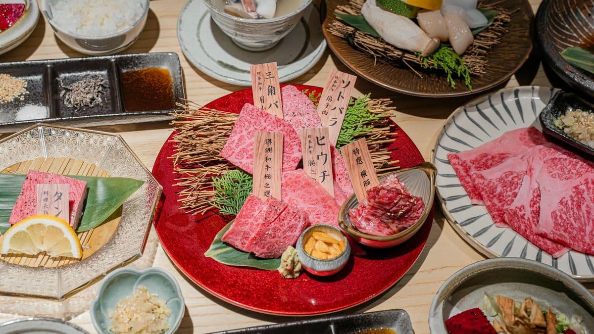 川阜和牛燒肉部長盛和雙人餐。（圖片來源：冠婷生活趣）