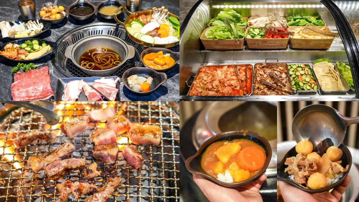 399元燒肉＋壽喜燒吃到飽！高CP值人氣火烤兩吃，咖哩飯、湯品、小菜無限夾