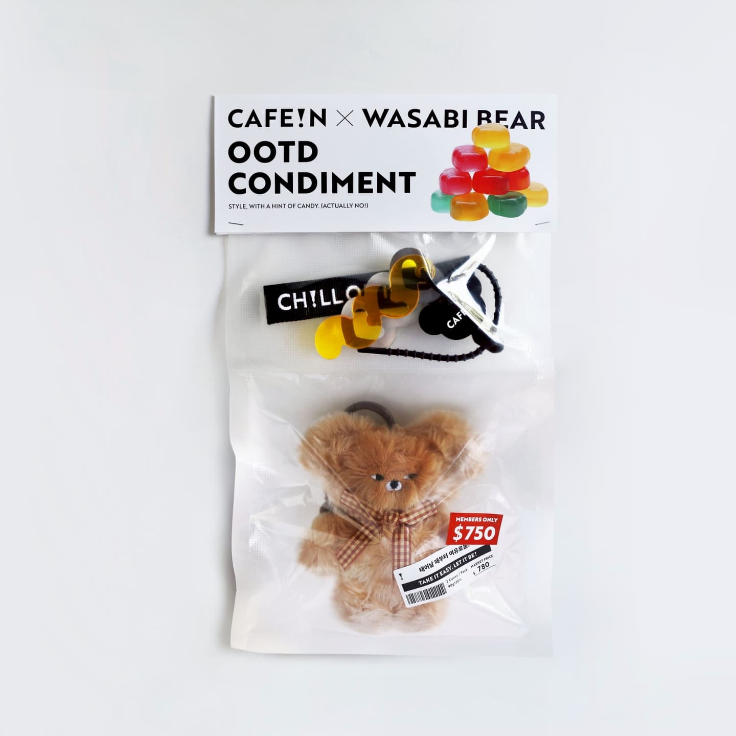 韓國超人氣「芥末熊」登台！「CAFE!N × WASABI BEAR」聯名餐點、周邊一次看