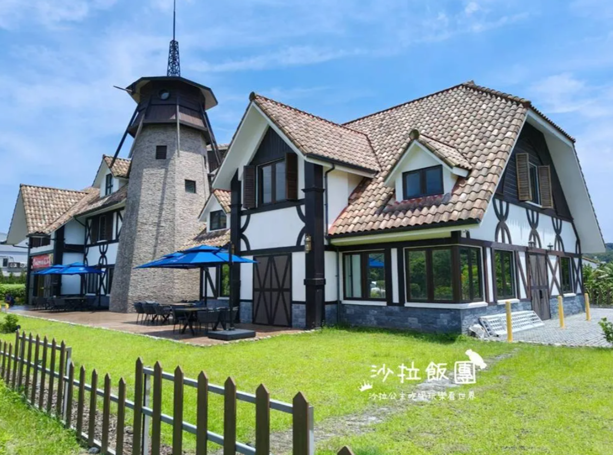 金山隱藏版「歐式城堡」免門票！荷蘭風車＋浪漫迴旋梯、最強地瓜巴斯克