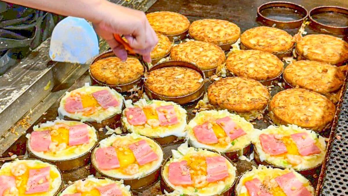 圓圓燒現點現煎超吸引人。（圖片來源：跟著尼力吃喝玩樂）