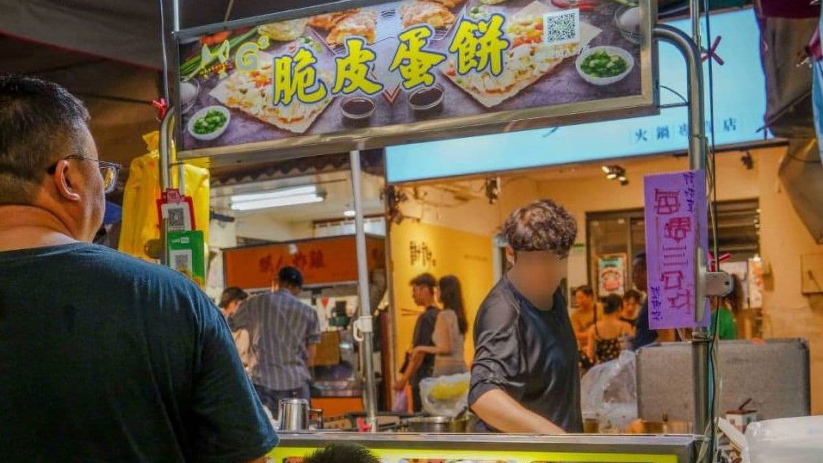 這家的脆皮蛋餅真的很酥脆，難怪每次都大排長龍。（圖片來源：咕溜魚|曬魚趣 美食 旅遊 親子）