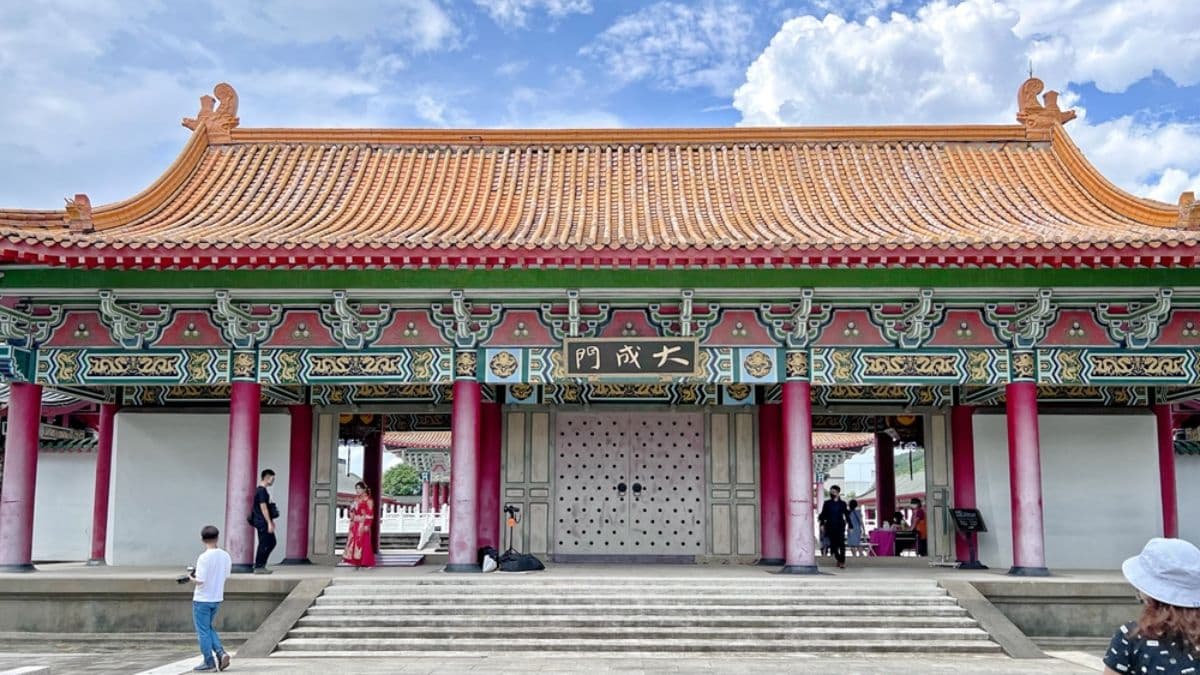 整體建築風格為宋代孔廟風格以及山東曲阜孔廟的配置。（圖片來源：Ann‧榜哥‧生活事務所）