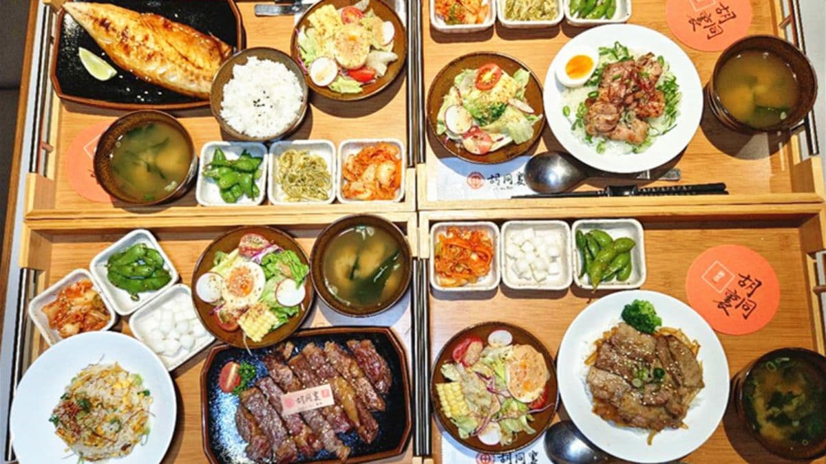 多種定食任君挑選，實際菜色依店家提供為主。（圖片來源：達人Emily的播報台）