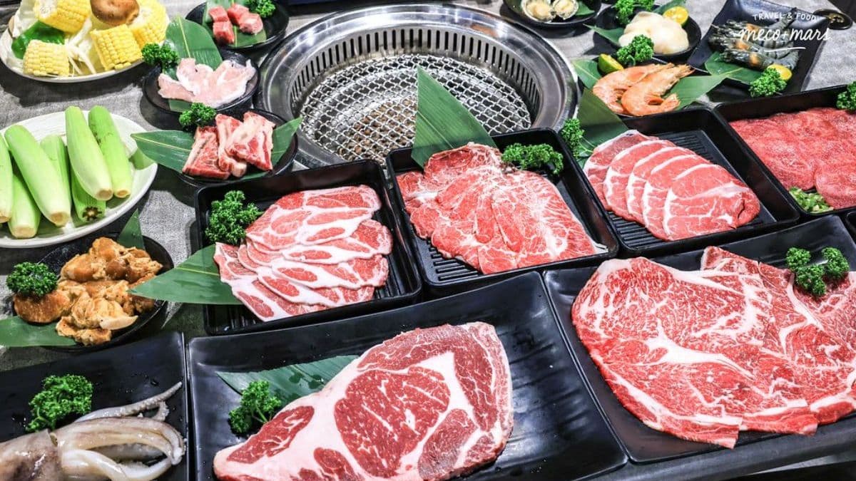 奢華燒肉吃到飽，海陸燒烤一次品嚐。（圖片來源：陳小可的吃喝玩樂）