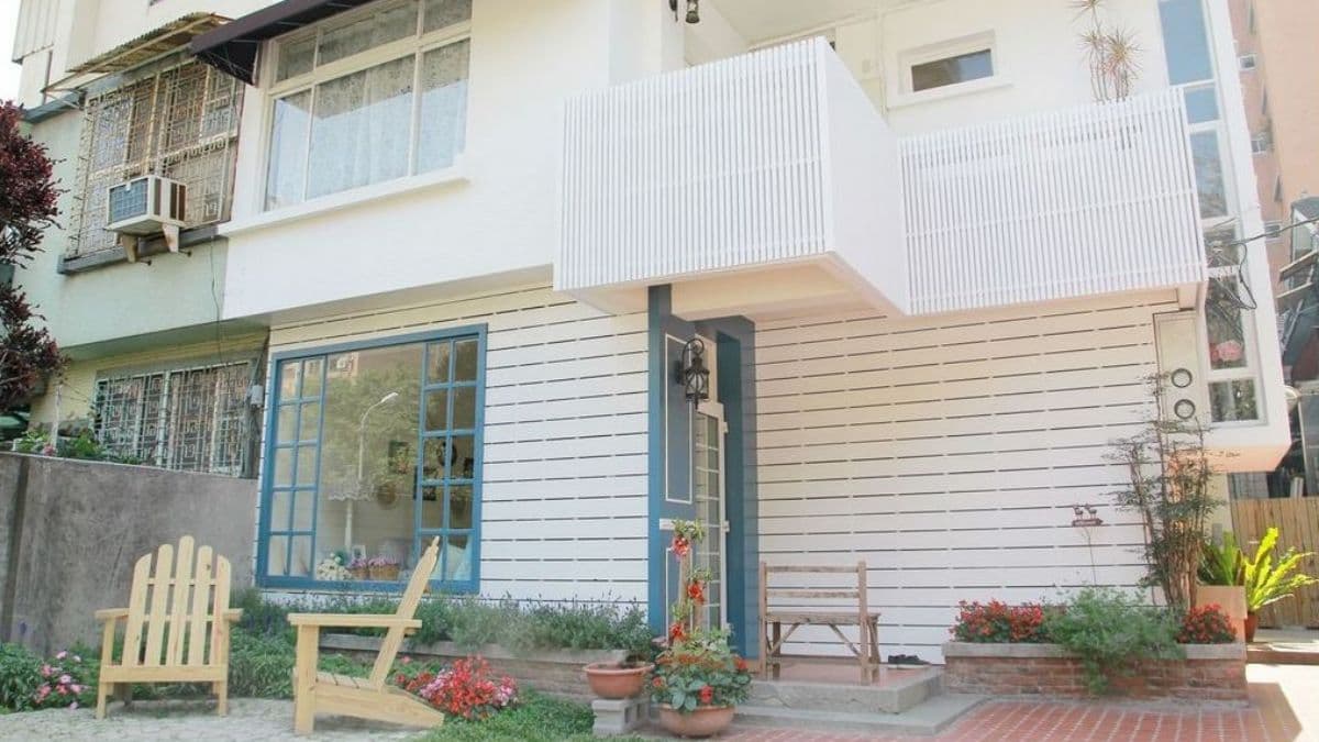 一米陽光民宿位於台中國美館附近，鄉村Zakka風適合渡假。（圖片來源：享受生活不無聊。規小孫）