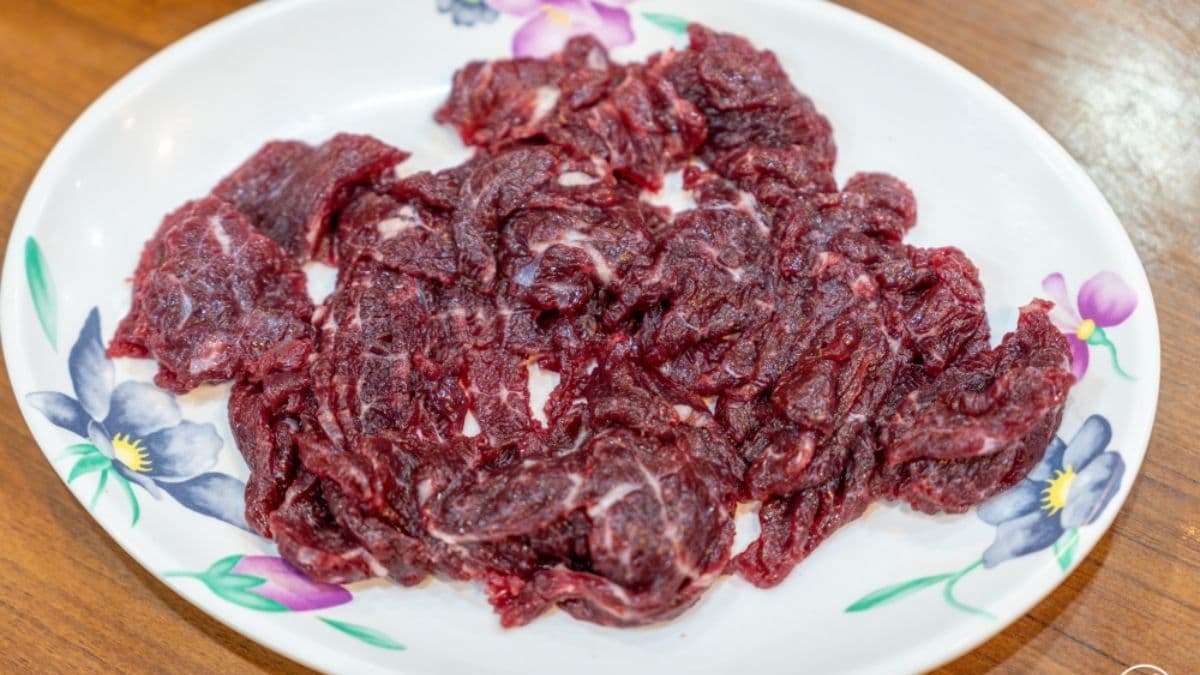 牛肉片帶點厚度，吃得出肉扎實的口感。（圖片來源：土土旅食記趣）