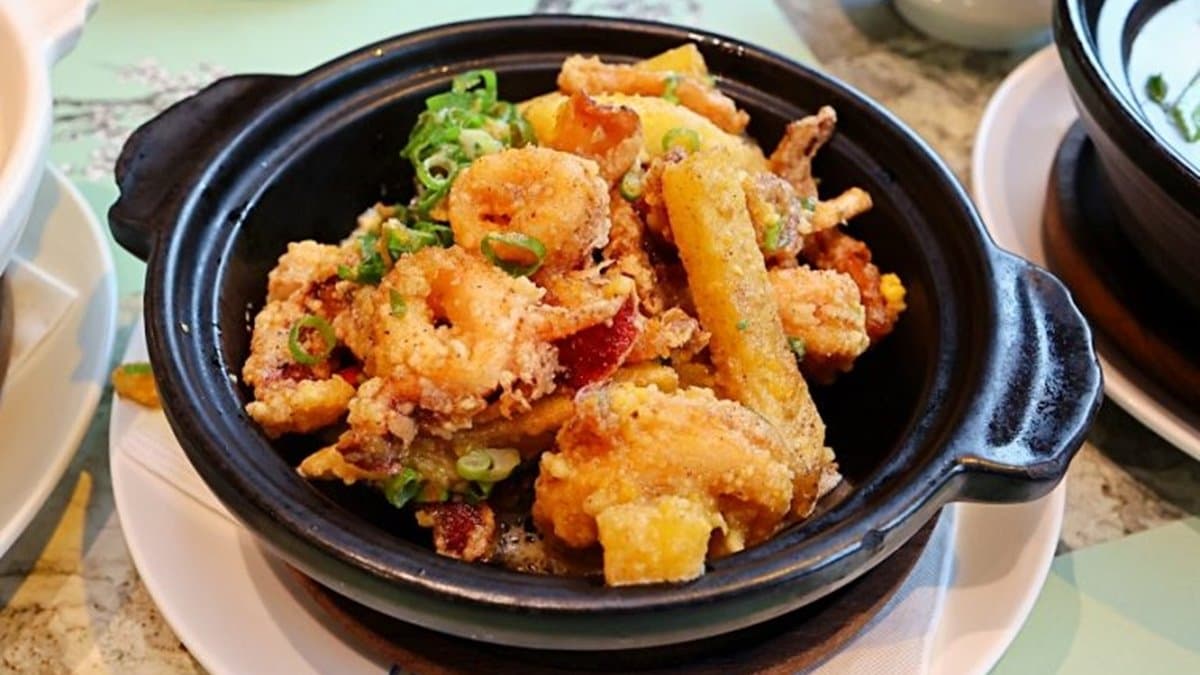 金沙透抽，透抽炸得Q軟微脆，吃得到本身的海味。（圖片來源：瑪莉食報）