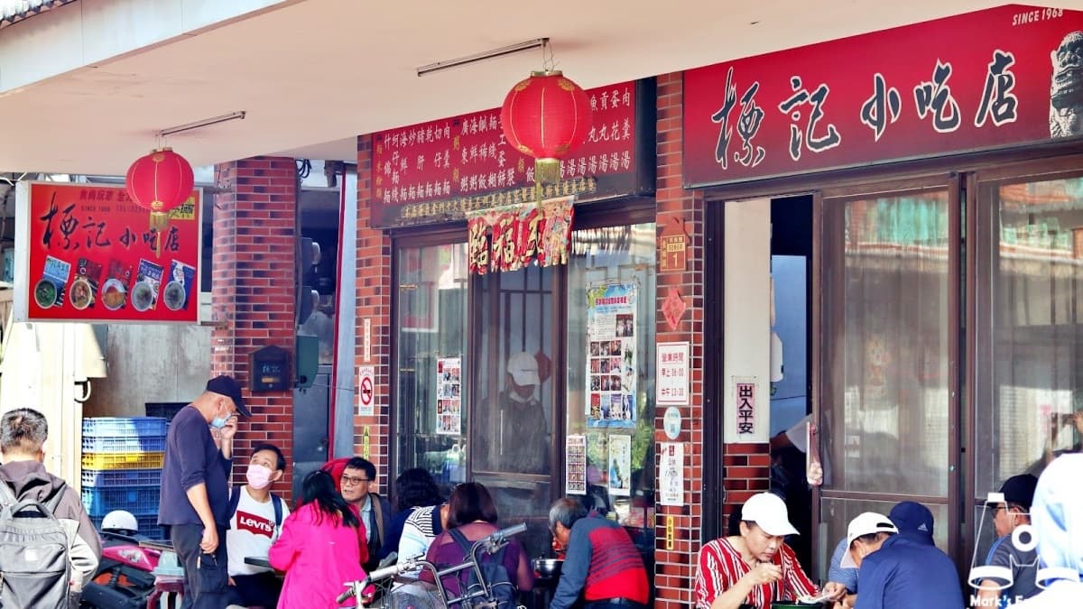 標記小吃店是金門的人氣早餐店。（圖片來源：馬克的足跡）